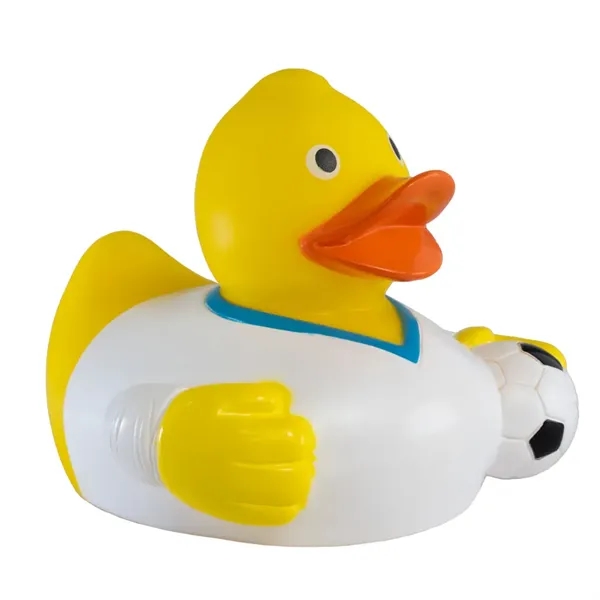 Soccer player themed rubber duck.... from ASI 34415 Alpi International LTD