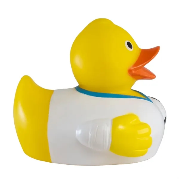Soccer player themed rubber duck.... from ASI 34415 Alpi International LTD