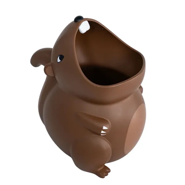 3.25" x 3" squirrel shaped pen/pencil holder.... from ASI 34415 Alpi International LTD