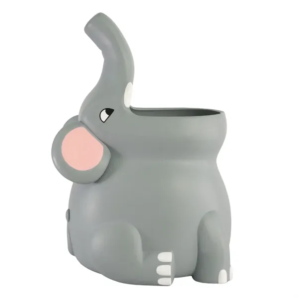 3.25" x 3" elephant shaped pencil/pen holder.... from ASI 34415 Alpi International LTD