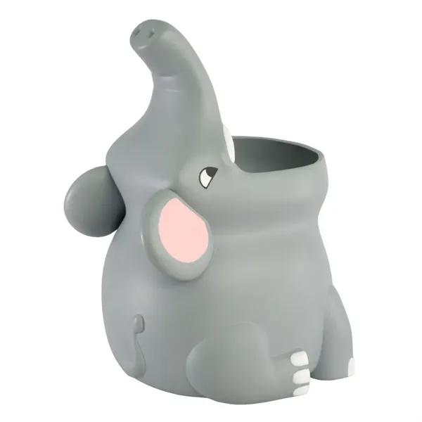 3.25" x 3" elephant shaped pencil/pen holder.... from ASI 34415 Alpi International LTD