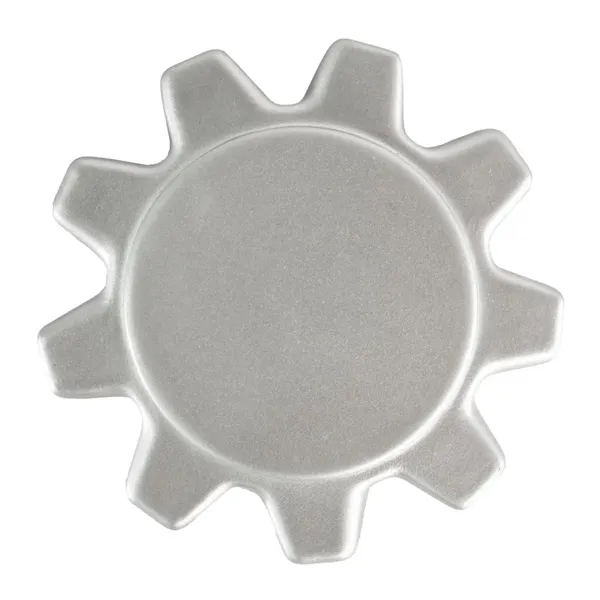 4" x 4" gear shaped stress reliever made of polyurethane foam.... from ASI 34415 Alpi International LTD