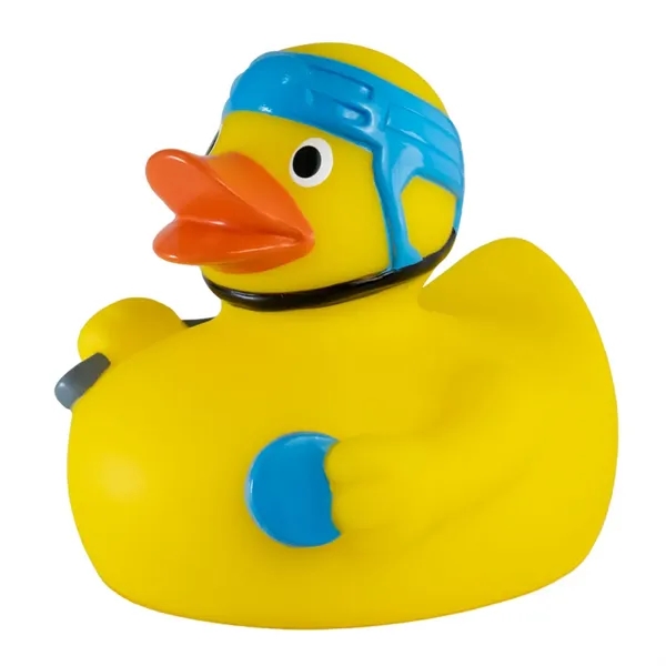 Hockey themed rubber duck.... from ASI 34415 Alpi International LTD