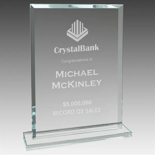 Rectangle Glass Award... from ASI 92531 Unique Custom Products / UCP