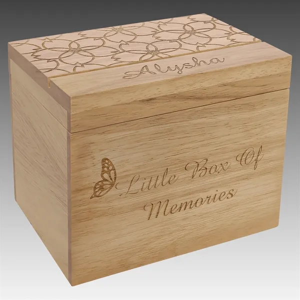 Keepsake Wood Box... from ASI 92531 Unique Custom Products / UCP