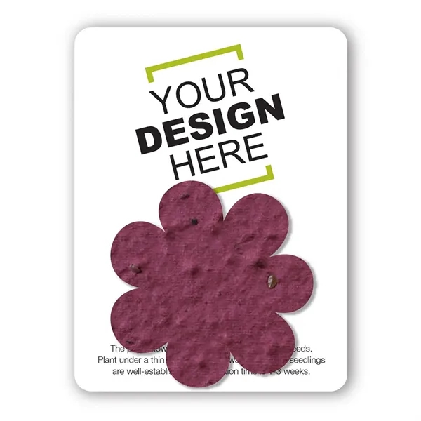 Gift pack features a recycled info card and plantable piece of... from ASI 40646 Bloomin Promotions / Bloomin' Promotions™