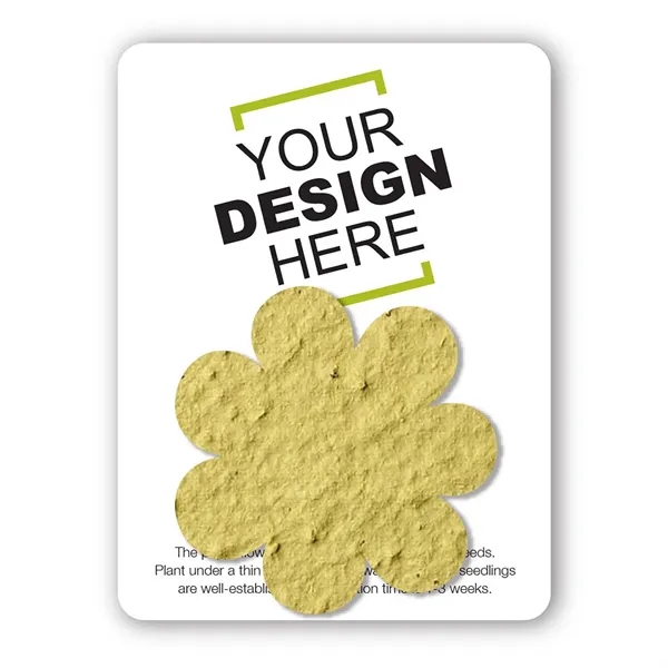 Gift pack features a recycled info card and plantable piece of... from ASI 40646 Bloomin Promotions / Bloomin' Promotions™