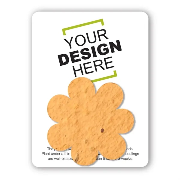 Gift pack features a recycled info card and plantable piece of... from ASI 40646 Bloomin Promotions / Bloomin' Promotions™