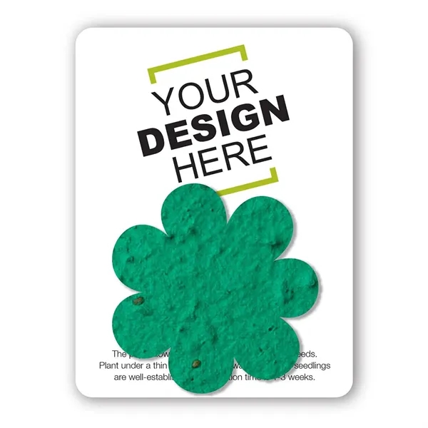 Gift pack features a recycled info card and plantable piece of... from ASI 40646 Bloomin Promotions / Bloomin' Promotions™