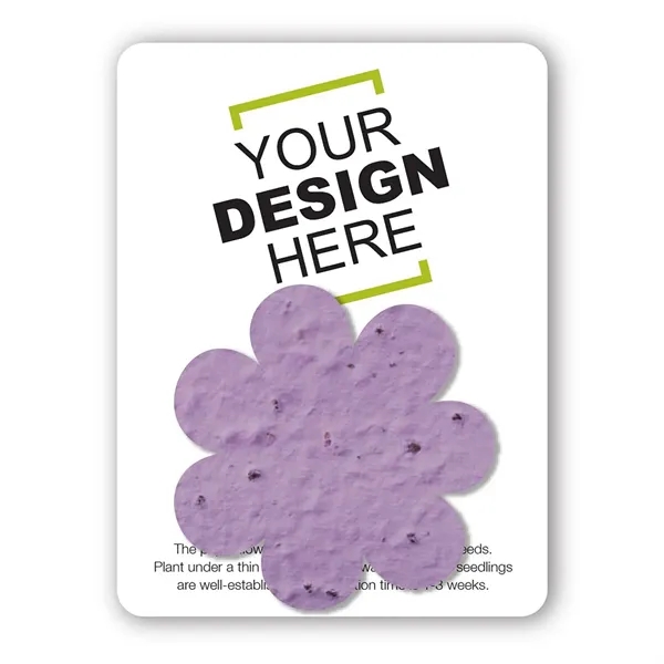 Gift pack features a recycled info card and plantable piece of... from ASI 40646 Bloomin Promotions / Bloomin' Promotions™