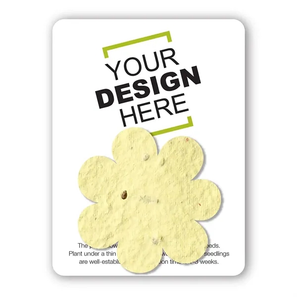 Gift pack features a recycled info card and plantable piece of... from ASI 40646 Bloomin Promotions / Bloomin' Promotions™