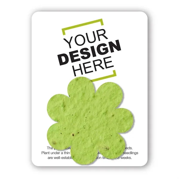 Gift pack features a recycled info card and plantable piece of... from ASI 40646 Bloomin Promotions / Bloomin' Promotions™