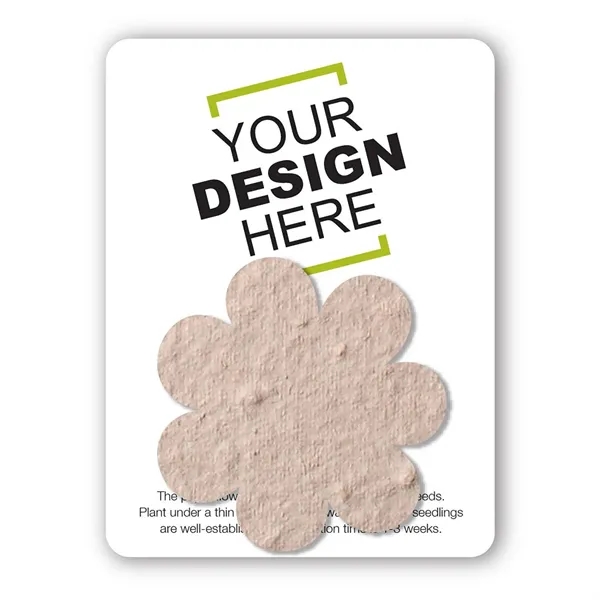 Gift pack features a recycled info card and plantable piece of... from ASI 40646 Bloomin Promotions / Bloomin' Promotions™