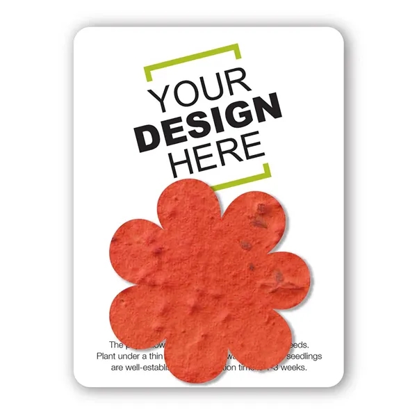 Gift pack features a recycled info card and plantable piece of... from ASI 40646 Bloomin Promotions / Bloomin' Promotions™