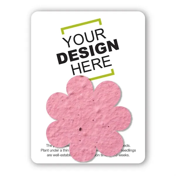 Gift pack features a recycled info card and plantable piece of... from ASI 40646 Bloomin Promotions / Bloomin' Promotions™