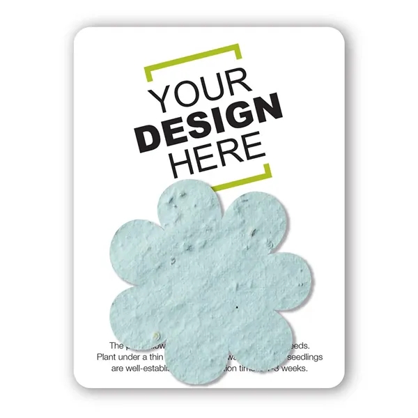 Gift pack features a recycled info card and plantable piece of... from ASI 40646 Bloomin Promotions / Bloomin' Promotions™