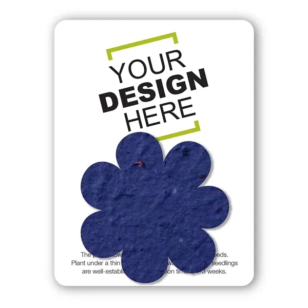 Gift pack features a recycled info card and plantable piece of... from ASI 40646 Bloomin Promotions / Bloomin' Promotions™