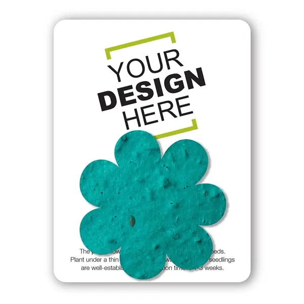 Gift pack features a recycled info card and plantable piece of... from ASI 40646 Bloomin Promotions / Bloomin' Promotions™