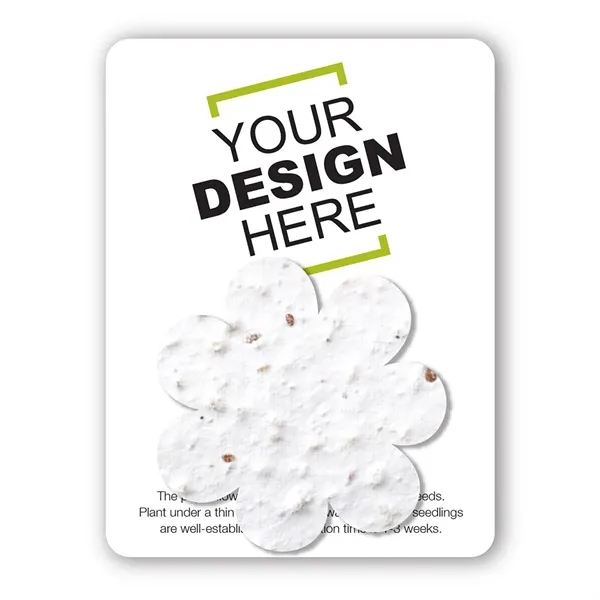 Gift pack features a recycled info card and plantable piece of... from ASI 40646 Bloomin Promotions / Bloomin' Promotions™