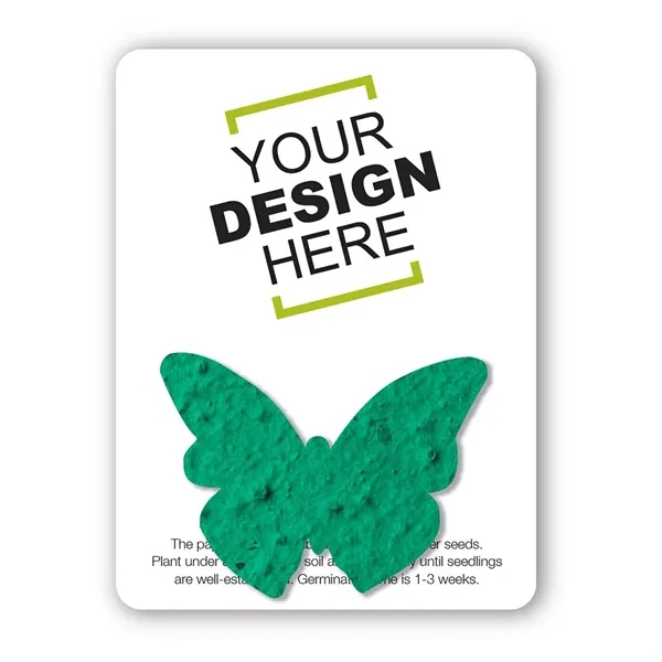 Gift pack features a recycled info card and plantable piece of... from ASI 40646 Bloomin Promotions / Bloomin' Promotions™