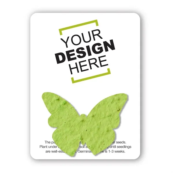 Gift pack features a recycled info card and plantable piece of... from ASI 40646 Bloomin Promotions / Bloomin' Promotions™