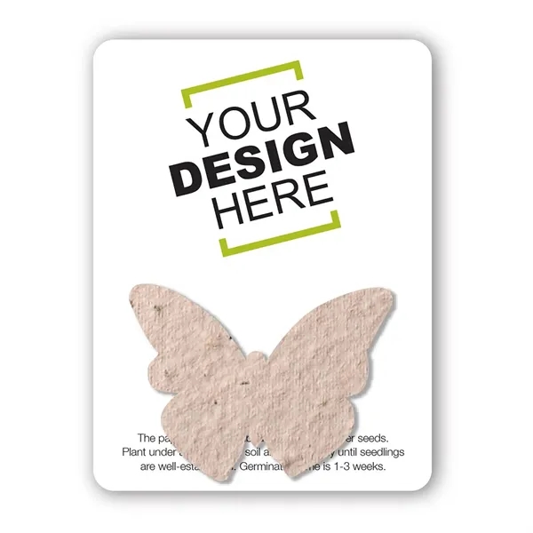 Gift pack features a recycled info card and plantable piece of... from ASI 40646 Bloomin Promotions / Bloomin' Promotions™