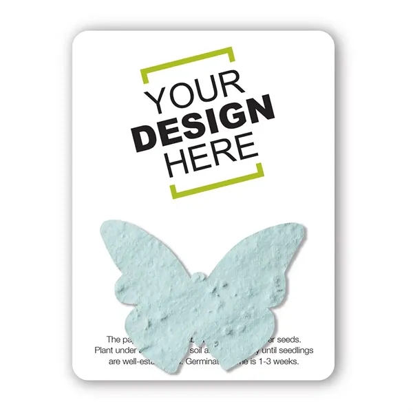 Gift pack features a recycled info card and plantable piece of... from ASI 40646 Bloomin Promotions / Bloomin' Promotions™