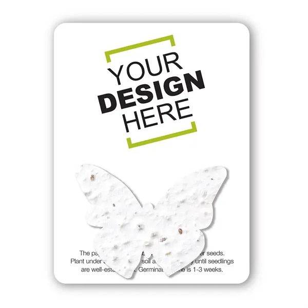 Gift pack features a recycled info card and plantable piece of... from ASI 40646 Bloomin Promotions / Bloomin' Promotions™