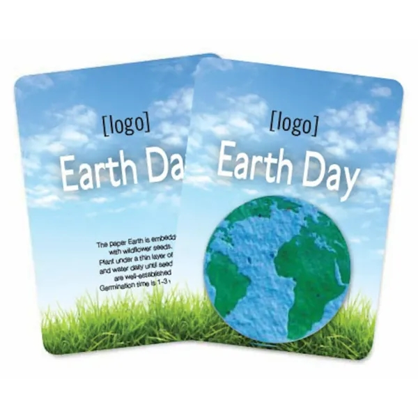 Gift pack features a recycled info card and plantable piece of... from ASI 40646 Bloomin Promotions / Bloomin' Promotions™