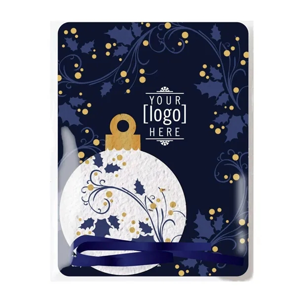 Gift pack features a recycled info card and plantable seed paper... from ASI 40646 Bloomin Promotions / Bloomin' Promotions™
