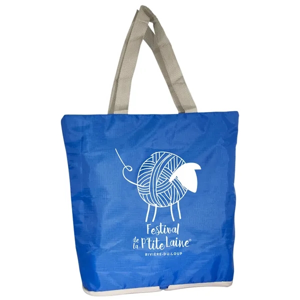 water resistant, lightweight, reusable & foldable duffle bag features a zipper... from ASI 42920 Busrel Inc