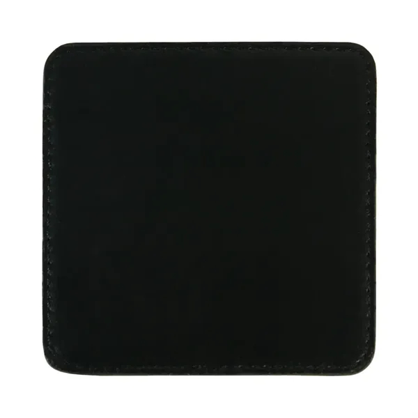 3.69" x 3.69" square shaped coaster made with faux leather.... from ASI 34415 Alpi International LTD