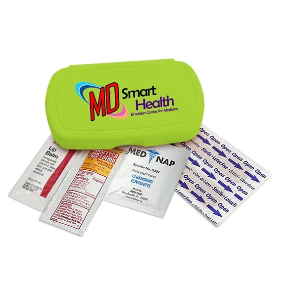 Summer first aid kit. Oval shape, pocket size, elegant details.... from ASI 55990 Garyline