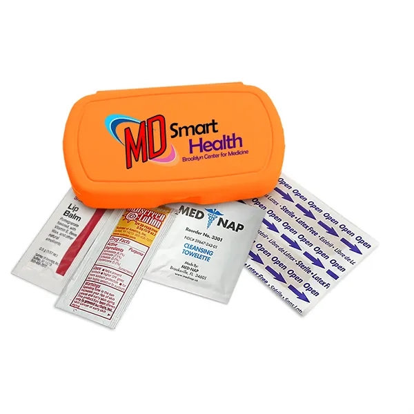 Summer first aid kit. Oval shape, pocket size, elegant details.... from ASI 55990 Garyline