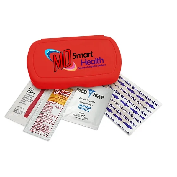 Summer first aid kit. Oval shape, pocket size, elegant details.... from ASI 55990 Garyline