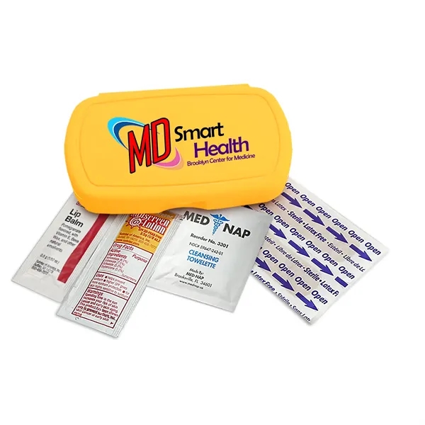 Summer first aid kit. Oval shape, pocket size, elegant details.... from ASI 55990 Garyline