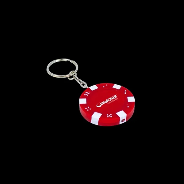 Casino poker chip flashlight keychain.... from ASI 31517 Admart Products / Admart Line