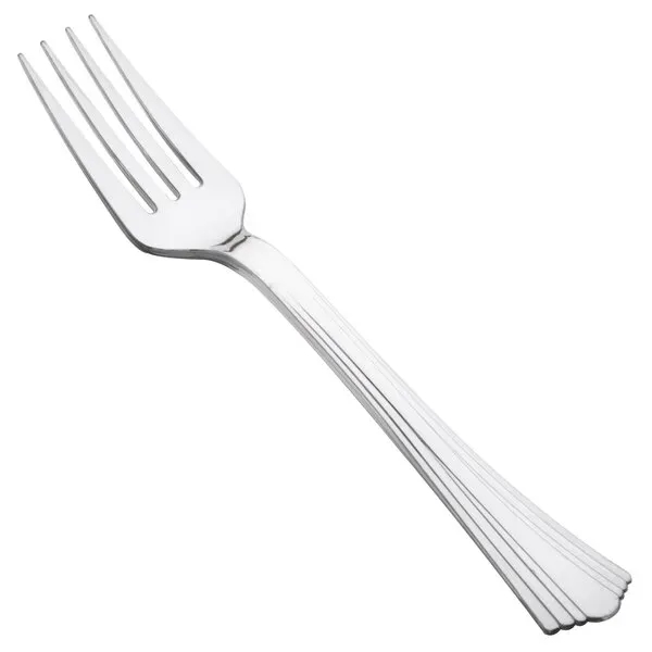 7" Reflections(TM) plastic four-tined disposable fork.... from ASI 91880 Tranter Graphics Inc
