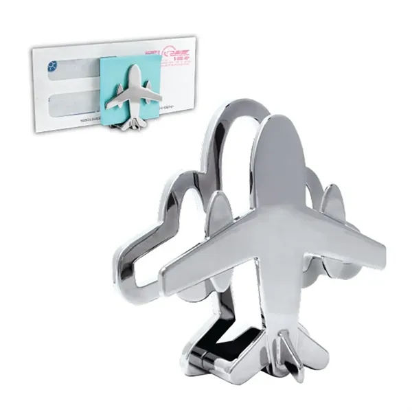 Metal airplane desktop memo pad and mail holder.... from ASI 31517 Admart Products / Admart Line