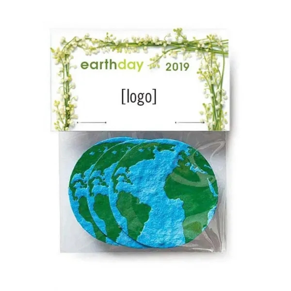 Seed paper shape pack, 3 shapes with branded header card.... from ASI 40646 Bloomin Promotions / Bloomin' Promotions™