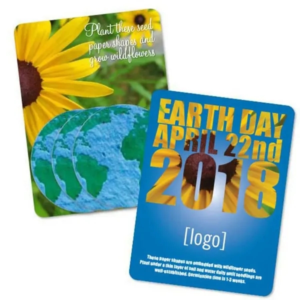 Gift pack features a recycled info card and 3 plantable Globe... from ASI 40646 Bloomin Promotions / Bloomin' Promotions™