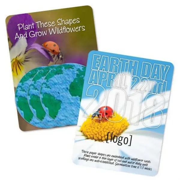 Gift pack features a recycled info card and 3 plantable Globe... from ASI 40646 Bloomin Promotions / Bloomin' Promotions™