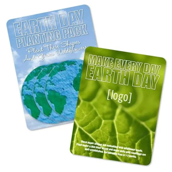 Gift pack features a recycled info card and 3 plantable Globe... from ASI 40646 Bloomin Promotions / Bloomin' Promotions™