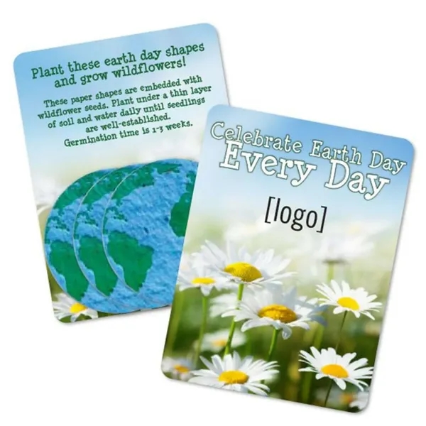 Gift pack features a recycled info card and 3 plantable Globe... from ASI 40646 Bloomin Promotions / Bloomin' Promotions™