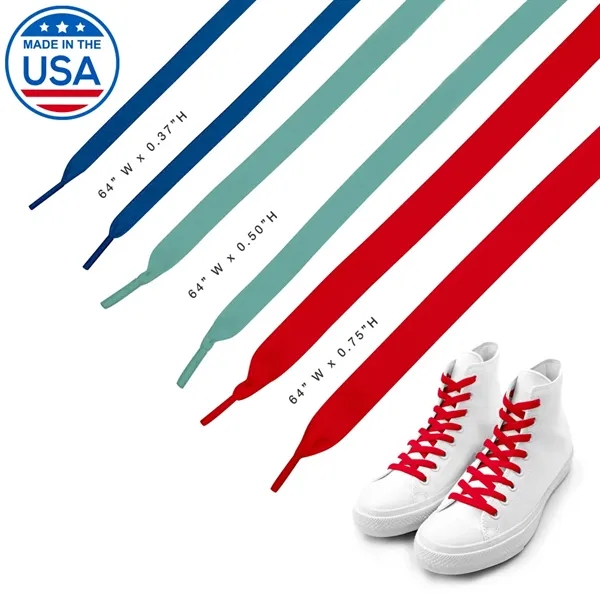 64" Custom Shoelaces... from ASI 31517 Admart Products / Admart Line