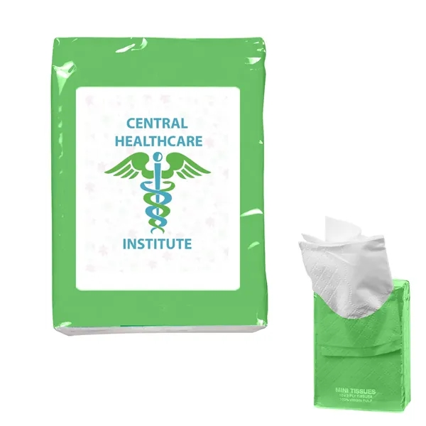 Mini Tissue Packet.  Contains 10 Tissues.  Fits in your... from ASI 61125 Hit Promotional Products / Hit®