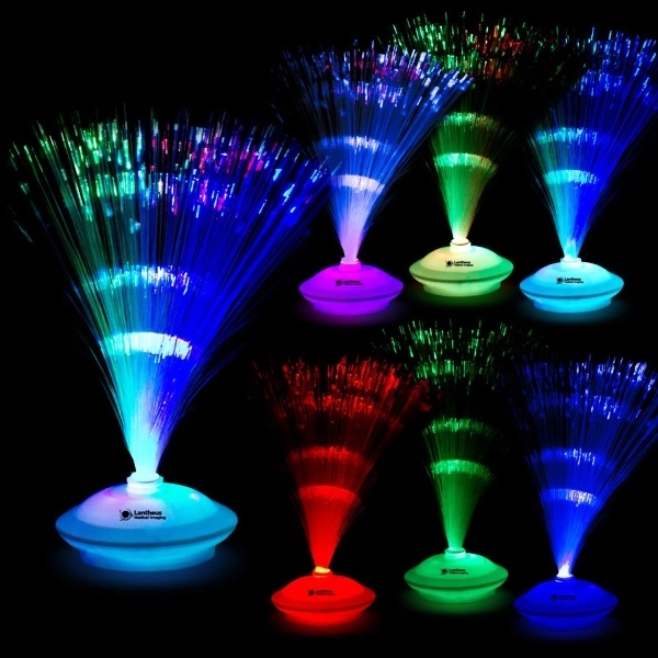 12" fiber-optic centerpiece decoration with 8 light up LED functions.... from ASI 42016 Brighter Promotions Inc / Chemical Light™