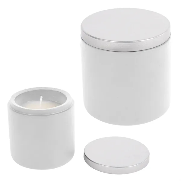 Single wick, soy wax candle with vanilla fragrance.... from ASI 61125 Hit Promotional Products / Hit®