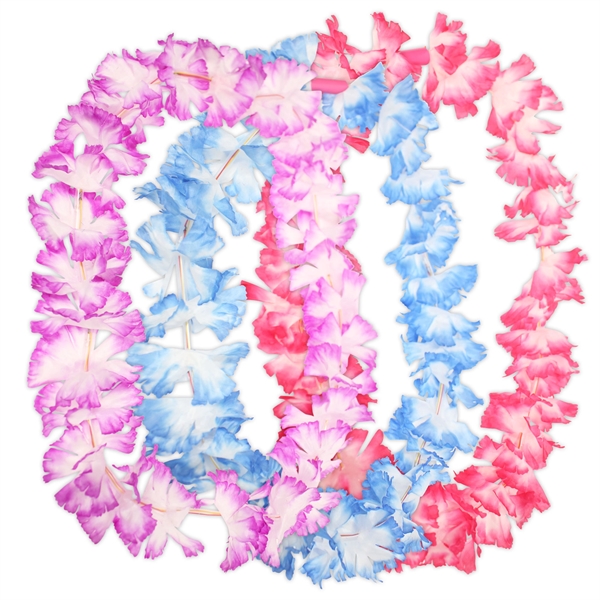 33" LED light up silk flower leis.... from ASI 42016 Brighter Promotions Inc / Chemical Light™ Liquid Light