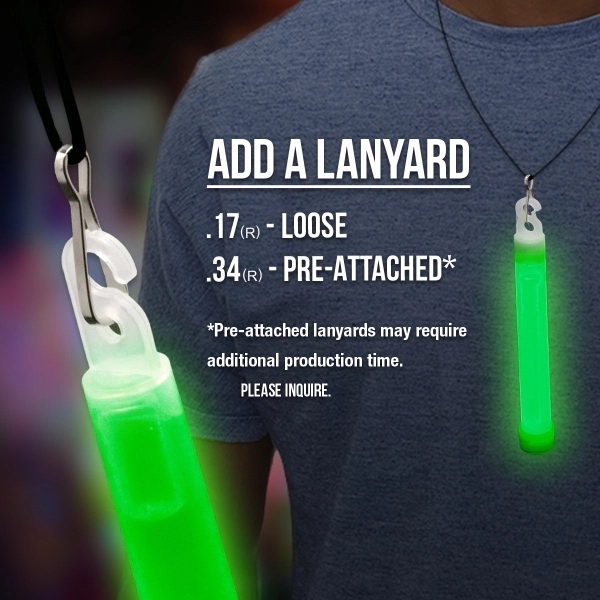 6" premium glow stick, offered in an assortment of colors.... from ASI 42016 Brighter Promotions Inc / Chemical Light™